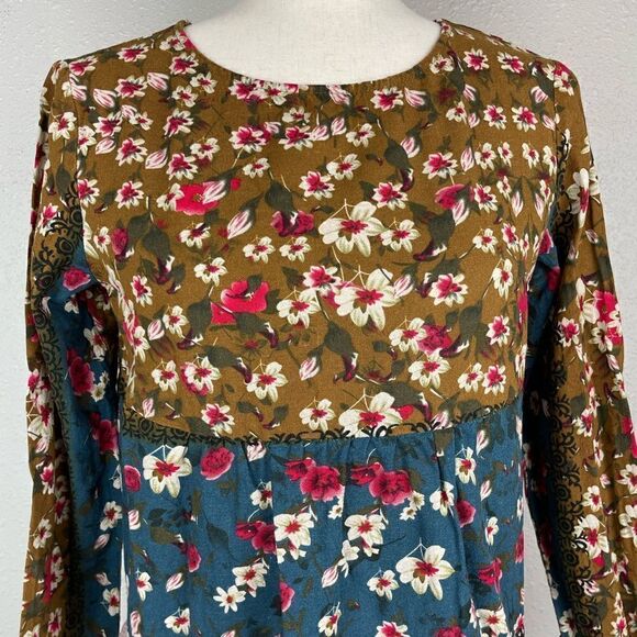 Zanzea Boho Floral Top Size M EUC - Picture 2 of 6